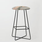Chinoiserie Palatial Peacock Garden Peach Cloud Sky Stool Gallery Image 1