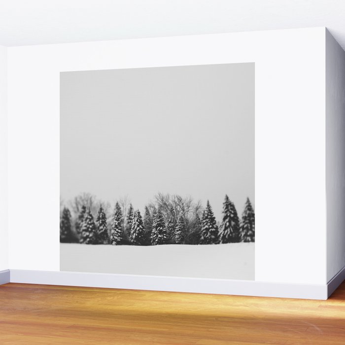 Pine Line Wall Mural Gallery Image 2