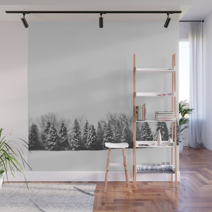 Pine Line Wall Mural Gallery Image 1