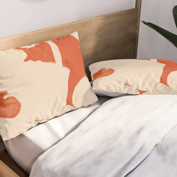 Abstract Flowers 4 Pillow Sham Gallery Image 2