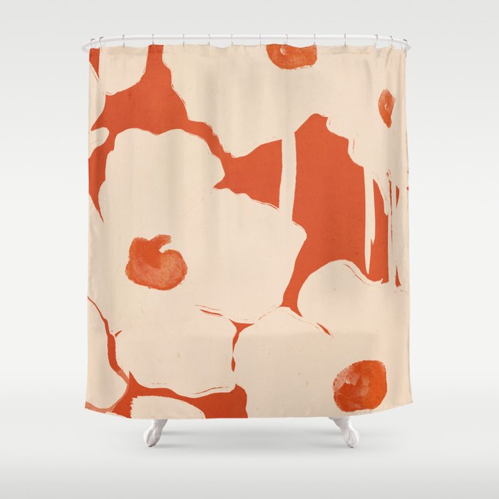 Abstract Flowers 4 Shower Curtain Gallery Image 1