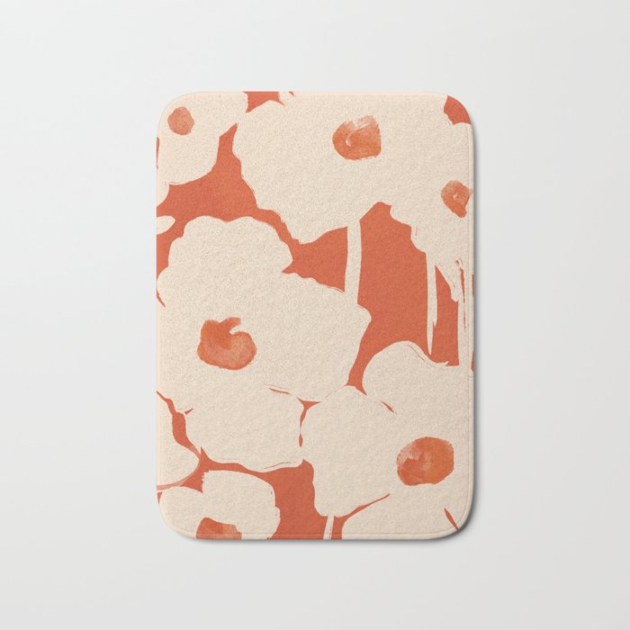 Abstract Flowers 4 Bath Mat Gallery Image 1