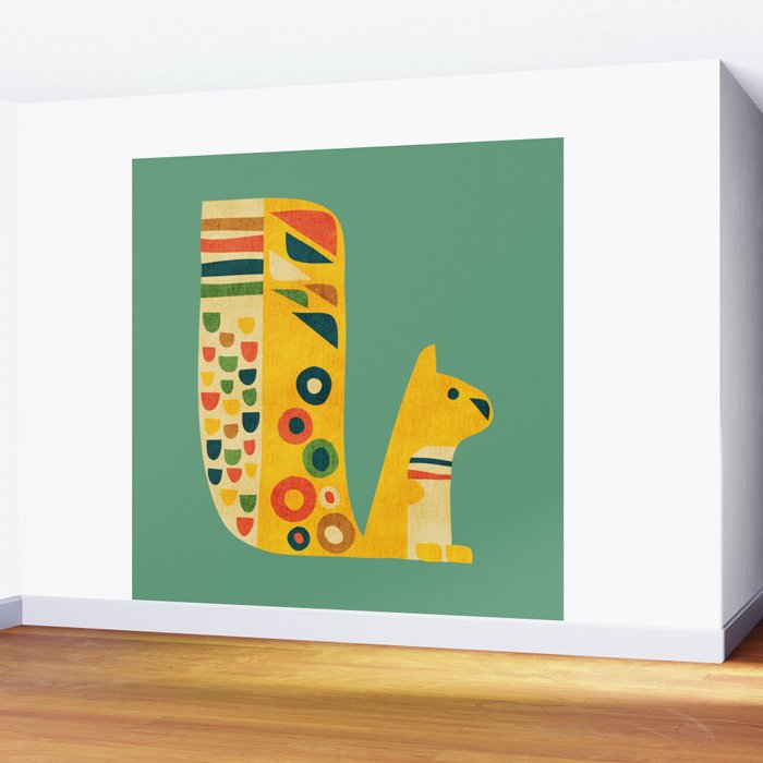 Century Squirrel Wall Mural Gallery Image 2