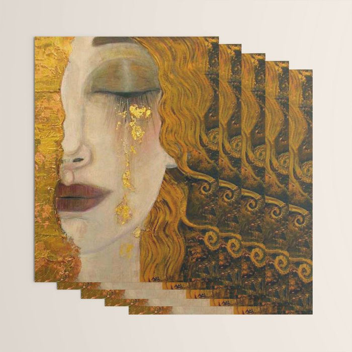 Gustav Klimt - Golden Tears ,No.1, Wrapping Paper Gallery Image 3