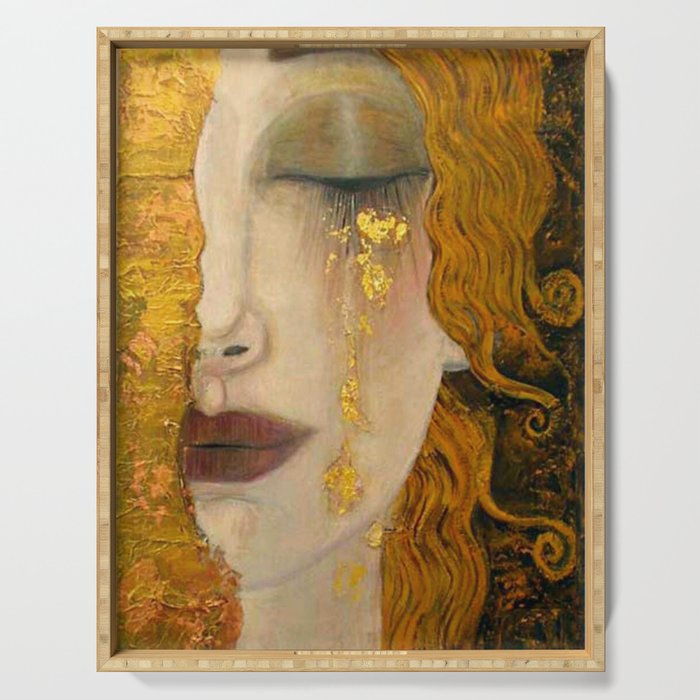 Gustav Klimt - Golden Tears ,No.1, Serving Tray Gallery Image 1