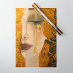 Gustav Klimt - Golden Tears ,No.1, Wrapping Paper Gallery Image 1