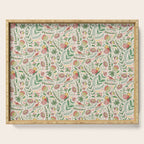 Swedish Floral - Cream Serving Tray Gallery Image 1