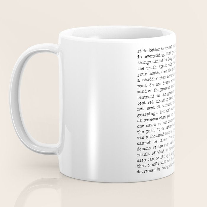 The Wisdom of Buddha Coffee Mug Gallery Image 3
