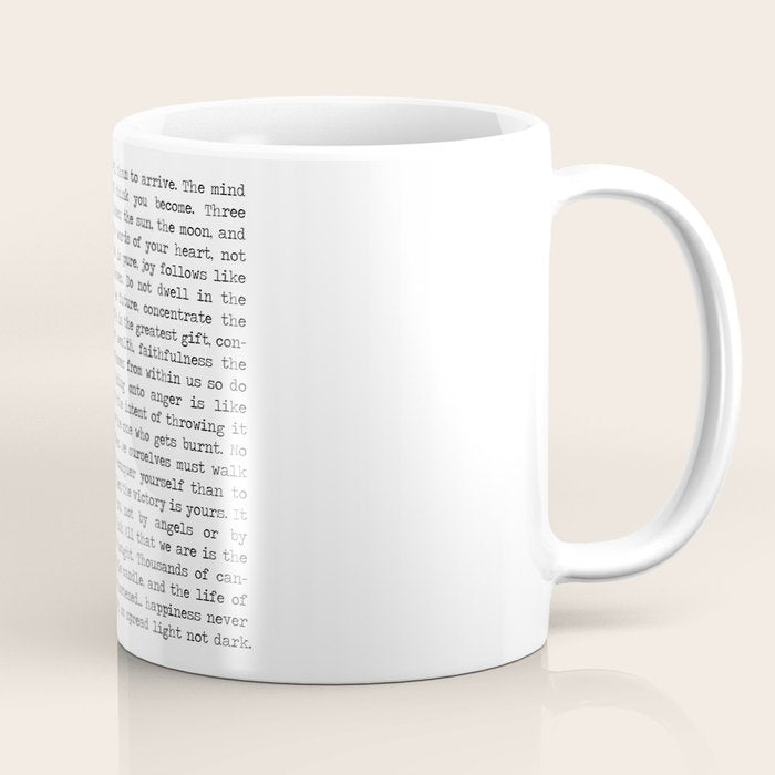 The Wisdom of Buddha Coffee Mug Gallery Image 1