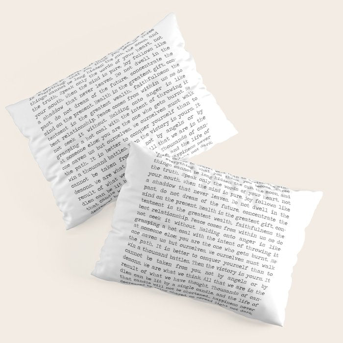 The Wisdom of Buddha Pillow Sham Gallery Image 1