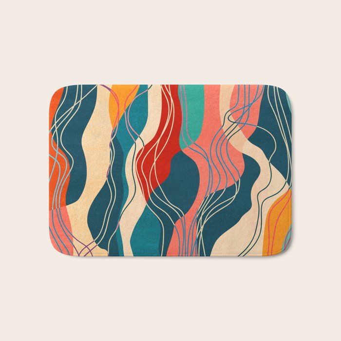 Smoke and ash Bath Mat Gallery Image 1