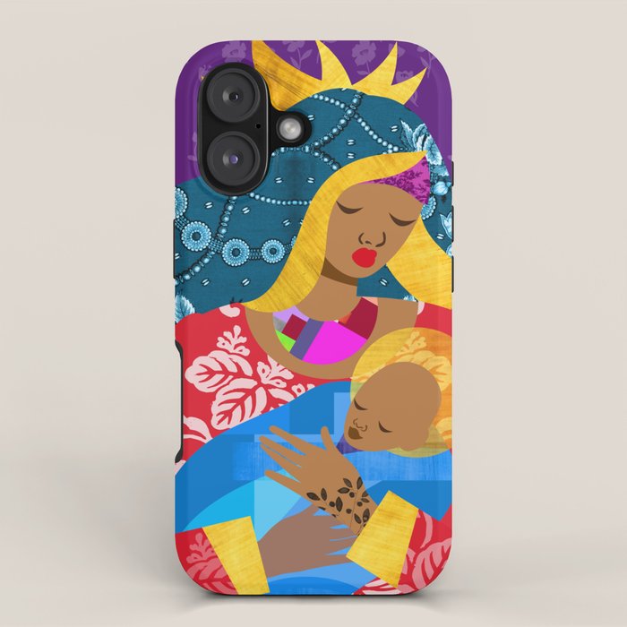 Virgin Mary and Child iPhone Case Gallery Image 1