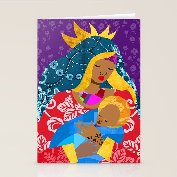 Virgin Mary and Child Stationery Card Gallery Image 2