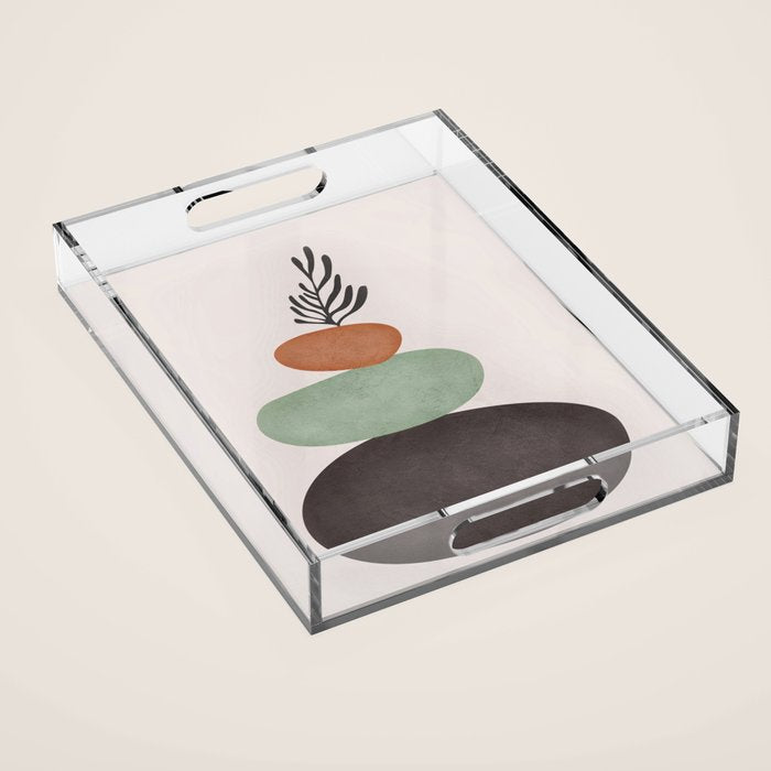 Abstract Shapes Acrylic Tray Gallery Image 1