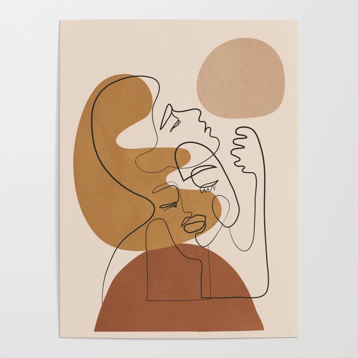 Abstract Faces 4  Poster Gallery Image 1