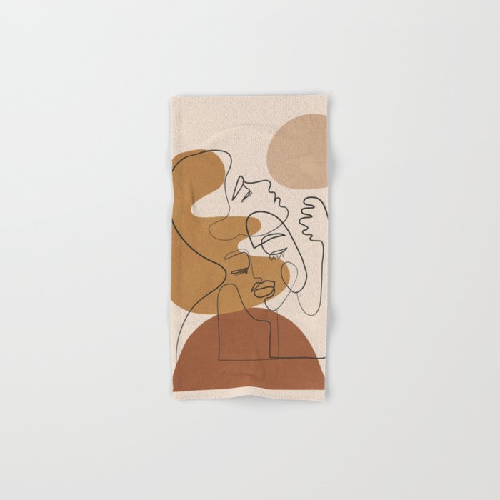 Abstract Faces 4  Bath Towel Gallery Image 1