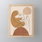 Abstract Faces 4  Mini Art Print Gallery Image 1