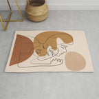 Abstract Faces 4  Rug Gallery Image 1