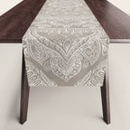Mandala - Taupe Table Runner Gallery Image 1