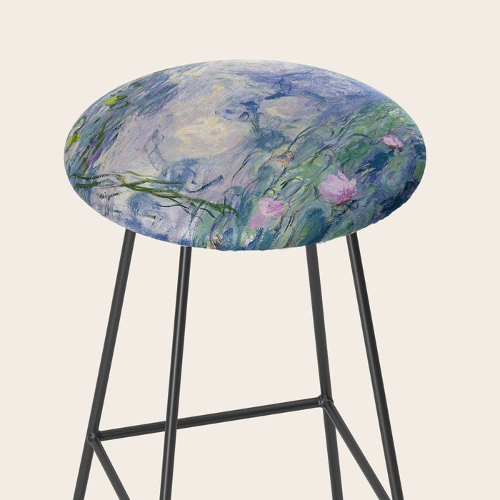 Water Lilies Claude Monet Fine Art Stool Gallery Image 2