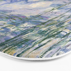 Water Lilies Claude Monet Fine Art Bath Mat Gallery Image 3
