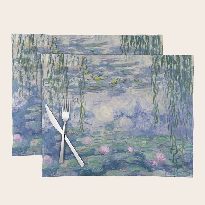 Water Lilies Claude Monet Fine Art Placemat Gallery Image 1
