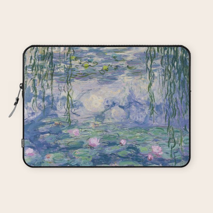 Water Lilies Claude Monet Fine Art Laptop Sleeve Gallery Image 1