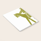 Solo Rider Dark Moss â Minimalist Cowboy Art Notebook Gallery Image 3