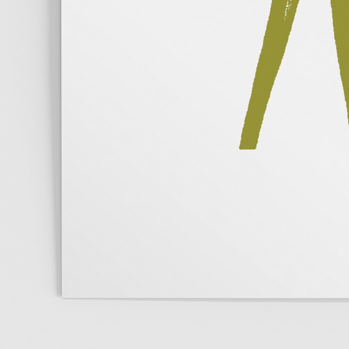 Solo Rider Dark Moss â Minimalist Cowboy Art Poster Gallery Image 3