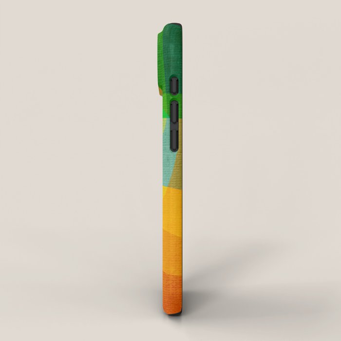 Mid-Century Modern Abstract Shapes iPhone Case Gallery Image 2