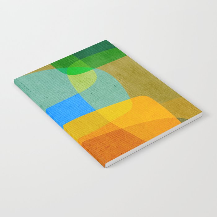 Mid-Century Modern Abstract Shapes Notebook Gallery Image 2