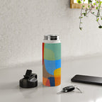 Mid-Century Modern Abstract Shapes Water Bottle Gallery Image 4