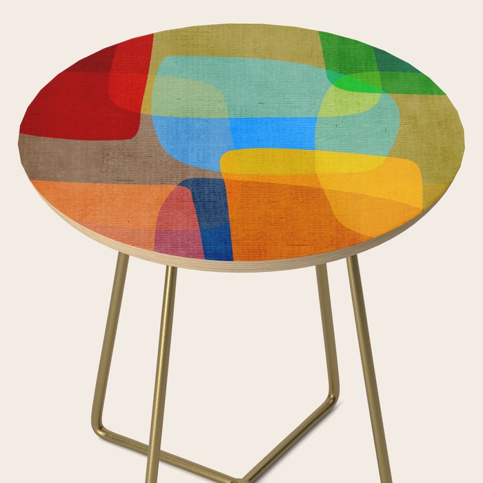 Mid-Century Modern Abstract Shapes Side Table Gallery Image 2