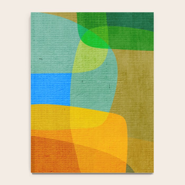 Mid-Century Modern Abstract Shapes Notebook Gallery Image 4
