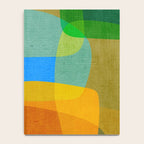 Mid-Century Modern Abstract Shapes Notebook Gallery Image 4