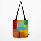 Mid-Century Modern Abstract Shapes Tote Bag Gallery Image 2