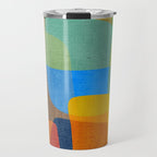 Mid-Century Modern Abstract Shapes Travel Mug Gallery Image 1