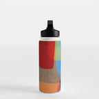 Mid-Century Modern Abstract Shapes Water Bottle Gallery Image 3