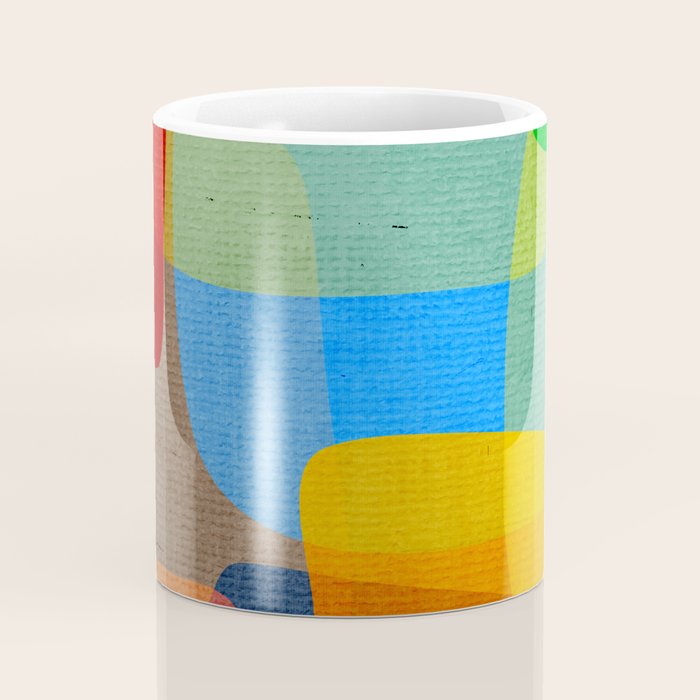 Mid-Century Modern Abstract Shapes Coffee Mug Gallery Image 4