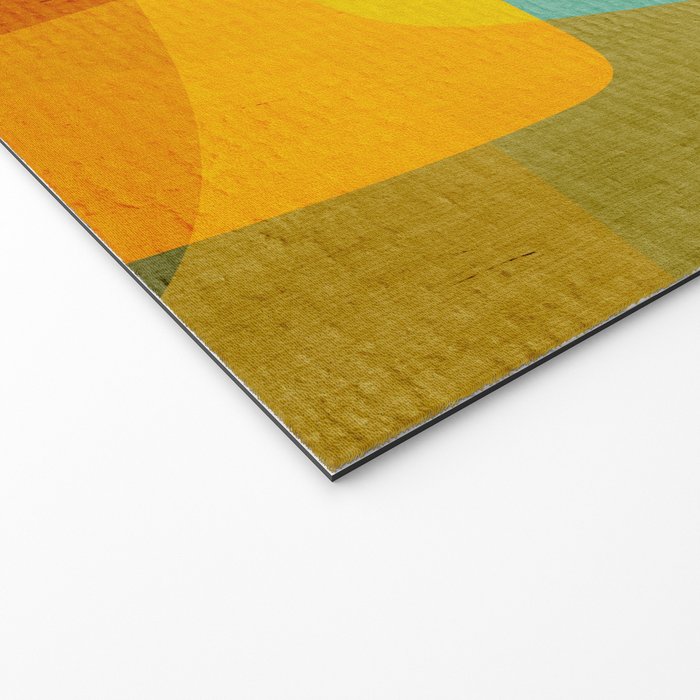Mid-Century Modern Abstract Shapes Welcome Mat Gallery Image 2