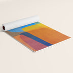 Mid-Century Modern Abstract Shapes Yoga Mat Gallery Image 2