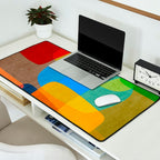 Mid-Century Modern Abstract Shapes Desk Mat Gallery Image 2