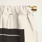 Minimal Geometric Line Art 4 Window Curtain Gallery Image 2