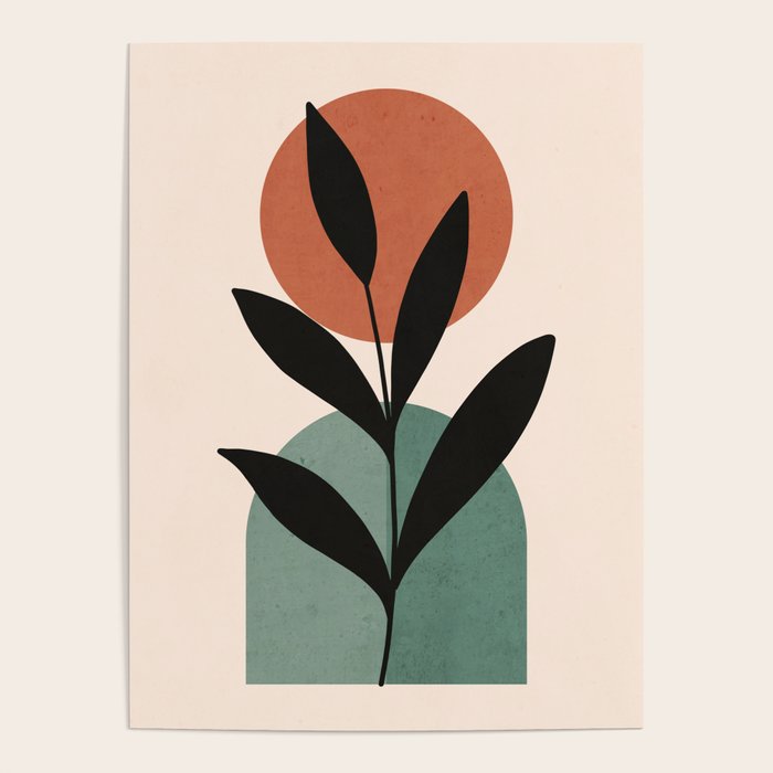 Abstract Art Tropical Leaf 16 Poster Gallery Image 4