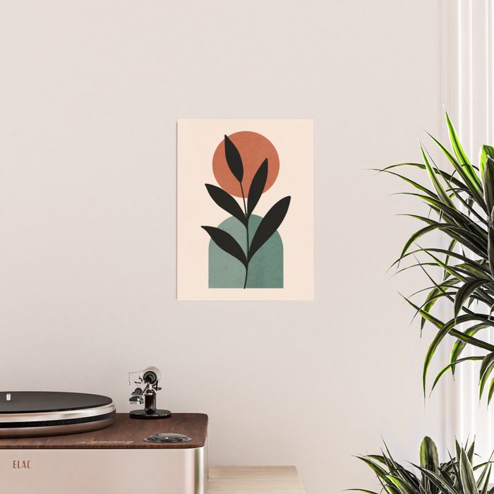 Abstract Art Tropical Leaf 16 Poster Gallery Image 2