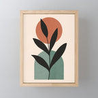 Abstract Art Tropical Leaf 16 Mini Art Print Gallery Image 1