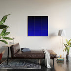 Black and Cobalt Gradient Wood Wall Art Gallery Image 2