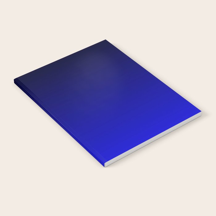 Black and Cobalt Gradient Notebook Gallery Image 1