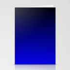 Black and Cobalt Gradient Stationery Card Gallery Image 2