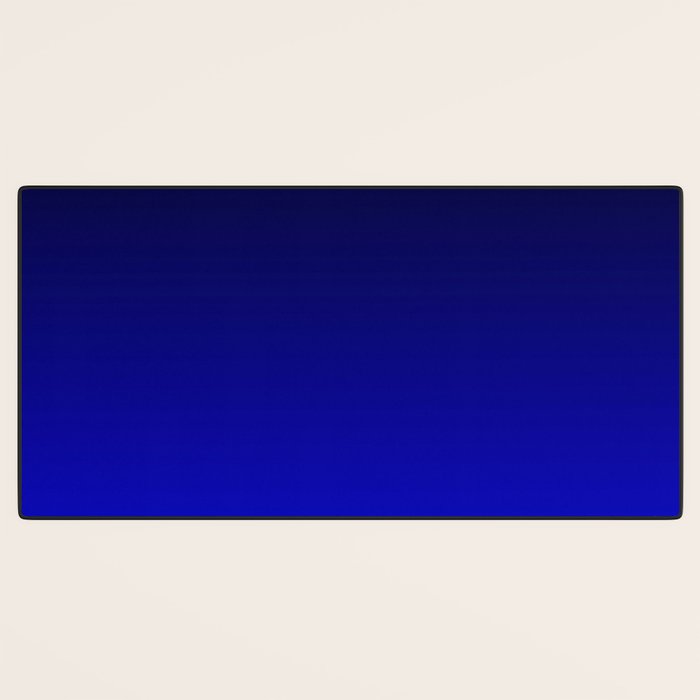 Black and Cobalt Gradient Desk Mat Gallery Image 3